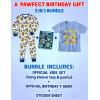 imageTstars Paw Patrol Rubble 2nd Birthday Outfit  Cute Shirt and Pants Set Fun Gift for Toddler BoysCalifornia Blue 2nd Rubble Shirt  Set
