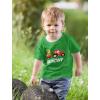 imageTstars Personalized 3rd Birthday Shirt Boy Construction Tractor Toddler Kids TShirtGreen