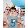imageTstars Shark 5th Birthday Shirt Boy Girl Gift for 5 Year Old Fifth Toddler Kids TShirtOrange