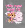 imageTstars Time Flies Skye 3rd Birthday Gift Toddler Kids TShirt Paw Patrol Birthday Girl Shirt 5T Gray