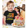 imageTstars Truck 3rd Birthday Shirt Boy Girl Gift for 3 Year Old Toddler Kids TShirtBlack