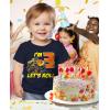 imageTstars Truck 3rd Birthday Shirt Boy Girl Gift for 3 Year Old Toddler Kids TShirtNavy