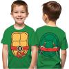 imageTMNT Party Tee for Boys  Cowabunga Ninja Turtles Pizza Shirt Gift for 4th 5th 6th Birthday Toddler KidsRaphael  Green