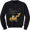 imageTstars 3rd Birthday  Bulldozer Construction Party Toddler ToddlerKids SweatshirtsBlack