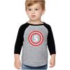 imageTstars Captain 5th Five Year Old Birthday Gift 34 Sleeve Baseball Jersey Toddler ShirtDark Gray