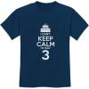 imageTstars I Cant Keep Calm Im 3 3rd Birthday Shirt Boy Girl Three Years Old Kids TShirtNavy