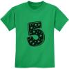 imageTstars Im 5 Superstar 5th Birthday Shirt Boy Girl Five Year Old Toddler Kids TShirtGreen