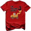imageTstars Im Digging Being 3 Shirt  3rd Birthday Outfit with Digger Truck  Construction Tee for Toddler BoysRed
