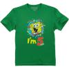 imageTstars Official Spongebob  4th Birthday Im 4 Toddler Kids TShirtGreen