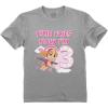 imageTstars Time Flies Skye 3rd Birthday Gift Toddler Kids TShirt Paw Patrol Birthday Girl Shirt 4T Gray