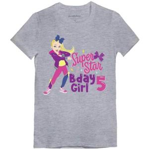 imageBirthday Girl JoJo Siwa Shirts Gift for 5 Year Old Girl 5th Birthday Party Shirt Super Star Bday