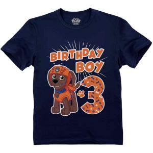 imageMarshall Rubble Rocky Paw Patrol 3rd Birthday Shirt for Boys  Toddler Bday TShirt Gift  Kids Party Outfit for 3 Year OldZuma 3rd  Navy