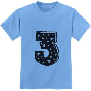 imageTstars Im 3 Superstar 3rd Birthday Shirt Boy Girl Three Year Old Toddler Kids TShirtCalifornia Blue
