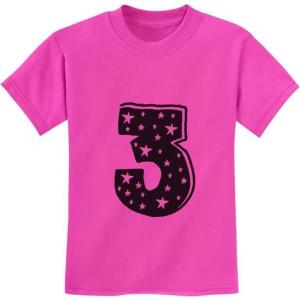 imageTstars Im 3 Superstar 3rd Birthday Shirt Boy Girl Three Year Old Toddler Kids TShirtPink