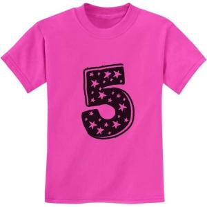 imageTstars Im 5 Superstar 5th Birthday Shirt Boy Girl Five Year Old Toddler Kids TShirtPink