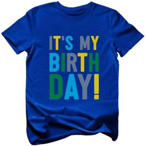 imageTstars Its My Birthday Dude Shirt 2nd 3rd 4th 5th Boys Girls Toddler Kids TShirtMy Birthday  Blue