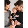 imageTstars I Love My Dads Pride Baby Outfit  Gift for Gay LGBT Parents  LGBTQ Rainbow Infant BodysuitDads  Black