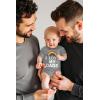 imageTstars I Love My Dads Pride Baby Outfit  Gift for Gay LGBT Parents  LGBTQ Rainbow Infant BodysuitDads  Gray