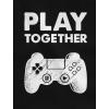 imageTstars Matching Couple Hoodies Set Play Together Stay Together Funny Gamer ValentineStay Black  Play Red