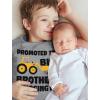 imageTstars Promoted to Big Brother and Digging It TShirt  Toddler Kids Sibling Shirt  Pregnancy Reveal Gift for BoysGray