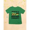 imageTstars Promoted to Big Brother and Digging It TShirt  Toddler Kids Sibling Shirt  Pregnancy Reveal Gift for BoysGreen