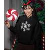 imageTstars Snowflake Christmas Hoodie for Women and Teen Girls Xmas Holiday Sweatshirt HoodiesSnowflake  Black
