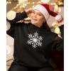 imageTstars Snowflake Christmas Hoodie for Women and Teen Girls Xmas Holiday Sweatshirt HoodiesSnowflake  Black