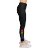 imageLove Pride Leggings for Women ampamp Teen Girls  LGBTQ Equality Gift  Heart Rainbow TightsHearts  Black