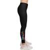 imageLove Pride Leggings for Women ampamp Teen Girls  LGBTQ Equality Gift  Heart Rainbow TightsLove  Black