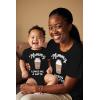 imageTstars Mommy Needs a Latte Mom and Infant Matching Shirts  Funny Coffee Gift  Mothers Day Mother Baby OutfitWomens Black  Baby Black