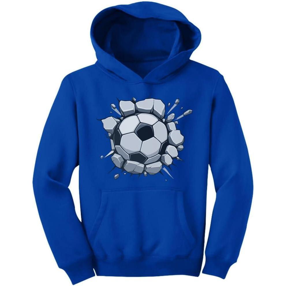 imageTstars Youth Soccer Hoodie for Boys and Girls  Funny Sports Sweatshirt Gift for Players ampamp Fans  Game Day ApparelWall  Blue