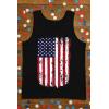 imageTstars American Flag Tank Top for Men  USA Patriotic 4th of July Shirt  Merica Sleeveless Tops for Memorial DayAmerican Flag  Black