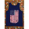 imageTstars American Flag Tank Top for Men  USA Patriotic 4th of July Shirt  Merica Sleeveless Tops for Memorial DayAmerican Flag  Blue