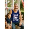 imageTstars American Flag Tank Top for Men  USA Patriotic 4th of July Shirt  Merica Sleeveless Tops for Memorial DayMeowica  Blue