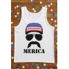 imageTstars American Flag Tank Top for Men  USA Patriotic 4th of July Shirt  Merica Sleeveless Tops for Memorial DayMerica  White