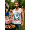 imageTstars American Flag Tank Top for Men  USA Patriotic 4th of July Shirt  Merica Sleeveless Tops for Memorial DayMurica  White