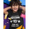 imageTstars Awesome 10 Year Old Birthday Shirt for Kids  Funny Gift for Boy or Girl Age 10  Youth Celebration TShirtBlack