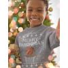 imageTstars Basketball Boys Ugly Christmas Sweater Style Sweatshirt Merry Swishmas Xmas Holiday Youth Kids SweatshirtsSwishmas  Gray