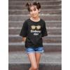 imageTstars Birthday Girl Shirt 2nd 3rd 4th 5th 6th 7th 8th Summer Vibes Toddler Kids TShirtBlack