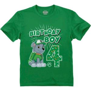 imageMarshall Fire Pup 4th Birthday Shirt for Boys  Paw Patrol Toddler TShirt  Fun Gift for 4 Year Olds PartyRocky 4th  Green