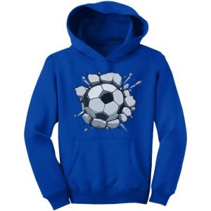 imageTstars Youth Soccer Hoodie for Boys and Girls  Funny Sports Sweatshirt Gift for Players ampamp Fans  Game Day ApparelWall  Blue