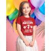 imageTstars 7th Birthday Shirt for Boys or Girls  This is What an Awesome 7 Year Old Looks Like Youth Kids TShirtRed