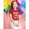 imageTstars Awesome 9 Year Old Birthday Shirt  Fun Gift Tee for Boys or Girls Turning Nine  Youth Kids TShirtRed