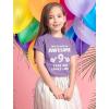 imageTstars Awesome 9 Year Old Birthday Shirt  Fun Gift Tee for Boys or Girls Turning Nine  Youth Kids TShirtViolet