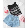 imageTstars Awesome Daughters Get Promoted to Big Sister ToddlerKids Girls Fitted TShirt 4T Gray