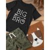imageTstars Big Brother Shirt Pregnancy Announcement Big Bro Toddler Kids TShirtBlack