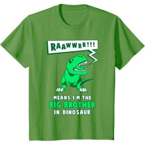 imageKids Big Brother Announcement toddler kids TShirtGrass Green