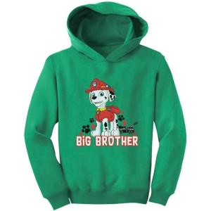 imageTstars Official Paw Patrol Marshall Big Brother Toddler HoodieGreen