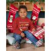 imageTstars Construction Trucks Ugly Christmas Sweater Style Tractors Bulldozers Xmas Kids SweatshirtConstruction  Red