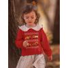 imageTstars Construction Trucks Ugly Christmas Sweater Style Tractors Bulldozers Xmas Kids SweatshirtConstruction  Red